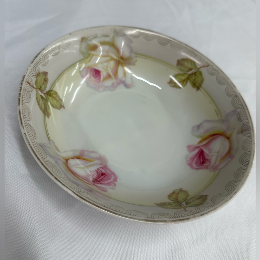 Antique Porcelain serving dish in German. Likely between 1892 - 1920
